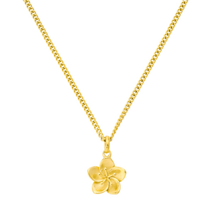 Collar de flor de hibisco