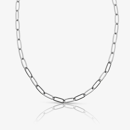 Collar de eslabones entrelazados