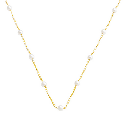 Collar con colgante de chica enamorada - Joyería delicada y romántica