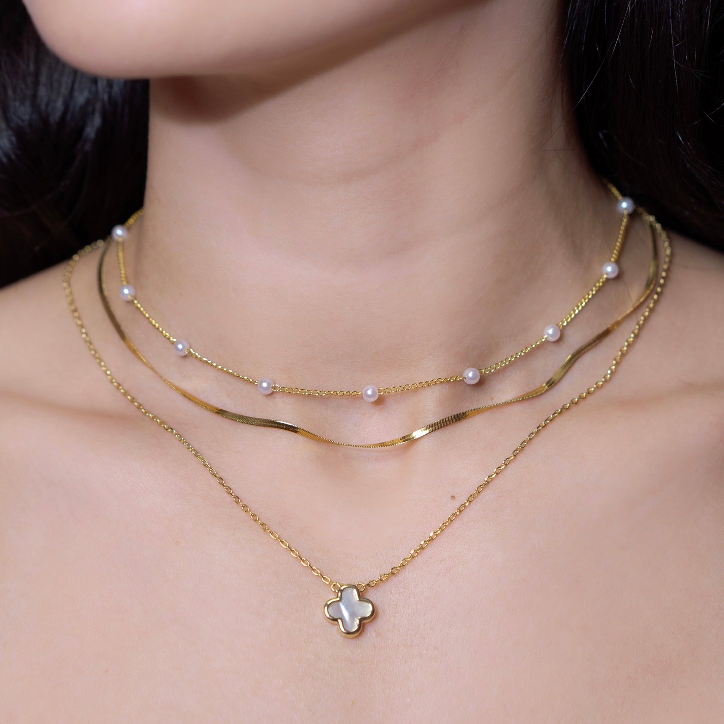 Collar de amuleto de la suerte - Colgante delicado para la buena fortuna