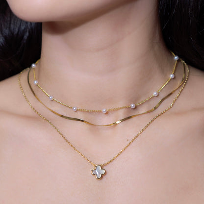 Collar de amuleto de la suerte - Colgante delicado para la buena fortuna