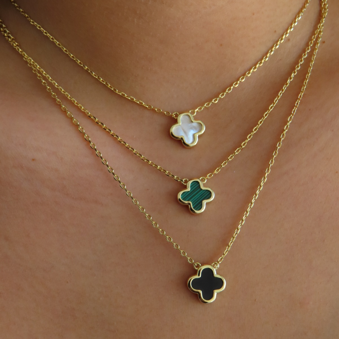 Collar de amuleto de la suerte - Colgante delicado para la buena fortuna