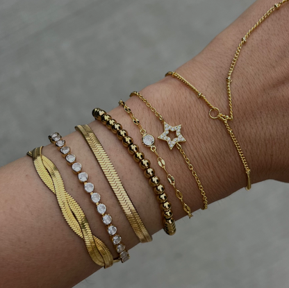 Pulsera de tenis de lujo para mujer adinerada
