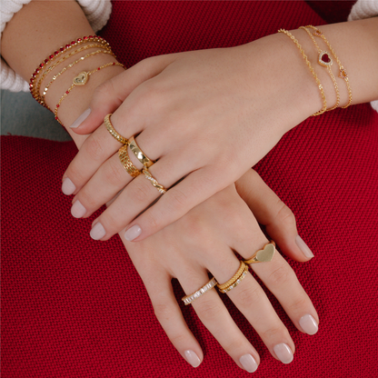 Pulsera de tenis de lujo para mujer adinerada