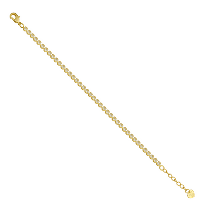 Pulsera de tenis de lujo para mujer adinerada