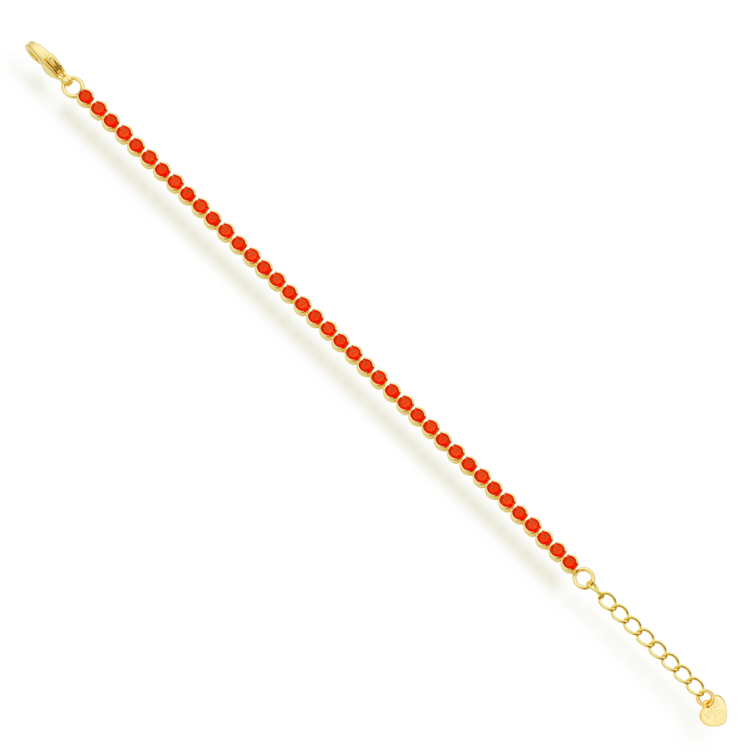 Pulsera de tenis de lujo para mujer adinerada