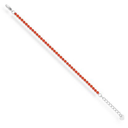 Pulsera de tenis de lujo para mujer adinerada