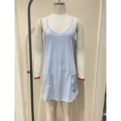 Conjunto veraniego casual para mujer: mono corto y shorts – de secado rápido, transpirable y cómodo, fibra de poliéster