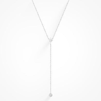 Collar Lariat Estelar - Cadena Celestial Delicada