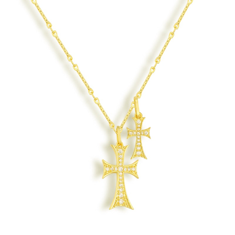 Collares con cruces elegantes - Joyería de colgantes atemporales