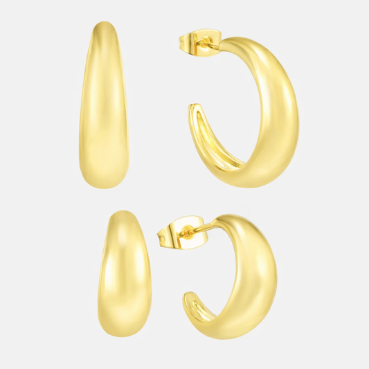 Kendall Hoops: Aros circulares elegantes para uso diario