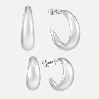 Kendall Hoops: Aros circulares elegantes para uso diario