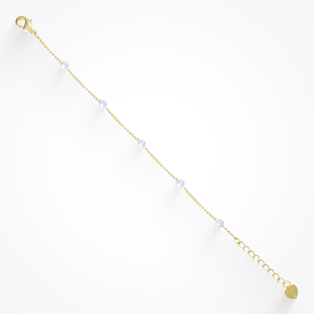 Pulsera con dijes de corazón para chica enamorada