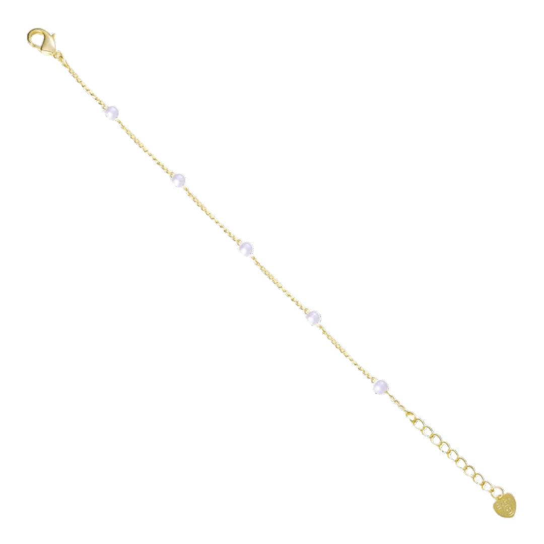 Pulsera con dijes de corazón para chica enamorada