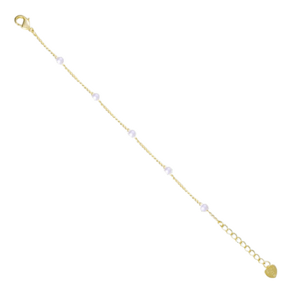 Pulsera con dijes de corazón para chica enamorada