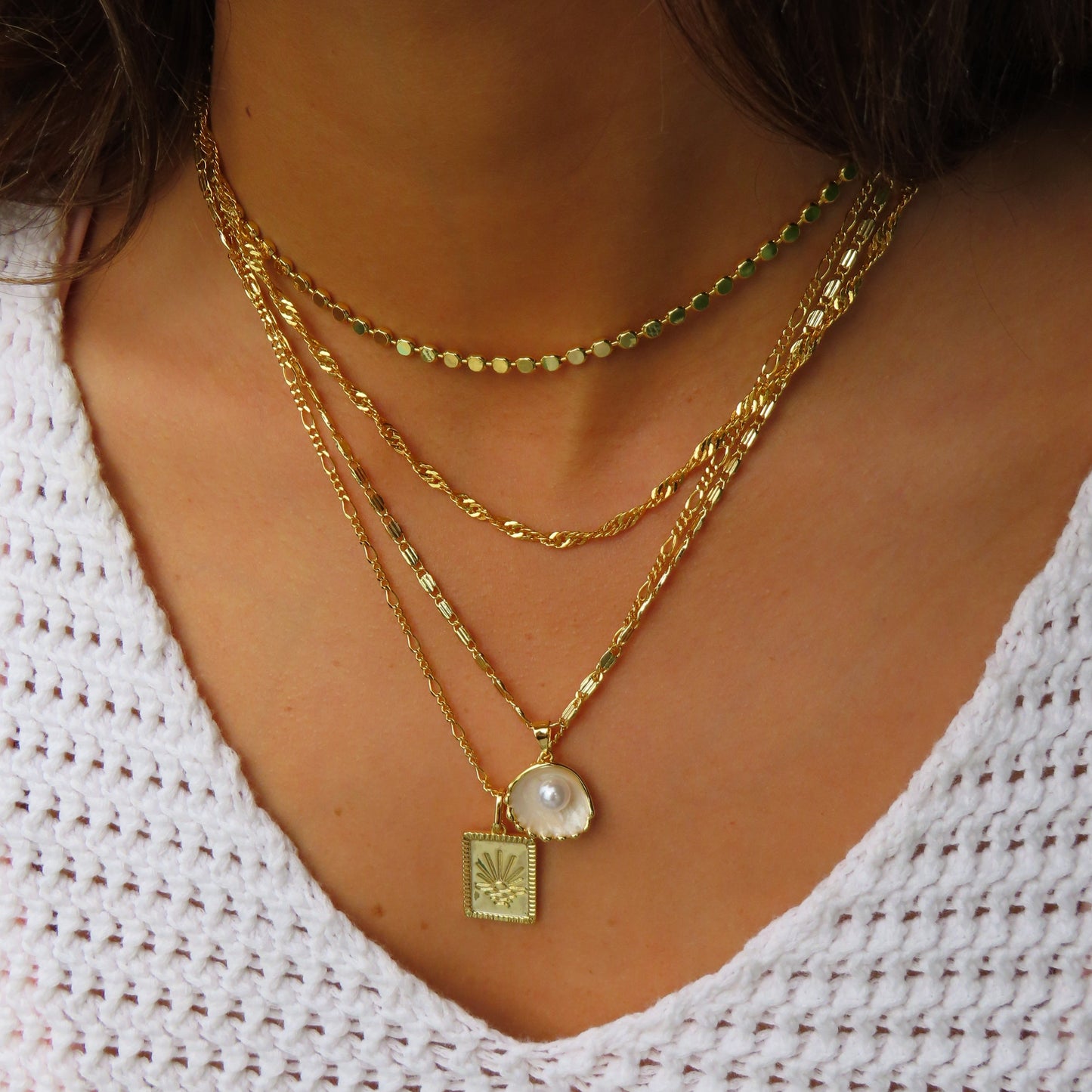 Collar radiante del sol